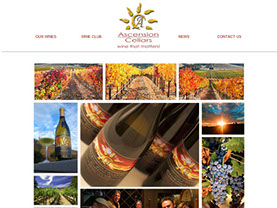 Ascension Cellars Website 